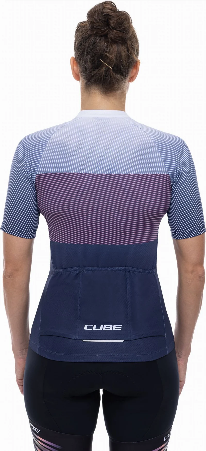 Cube Teamline WS Trikot CMPT Kurzarm blue´n´violet