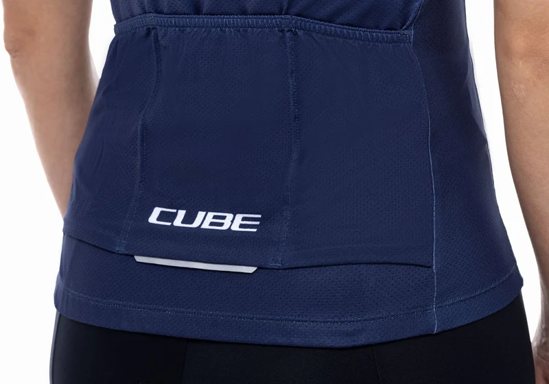 Cube Teamline WS Trikot CMPT Kurzarm blue´n´violet
