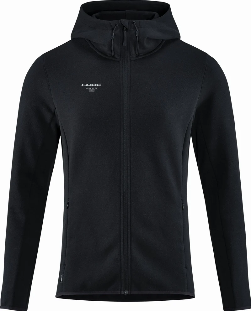 Cube Zip Hoodie Advanced black