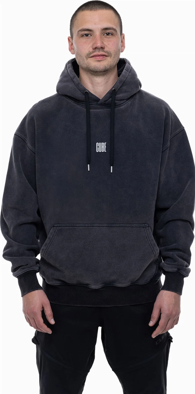 Cube Comfy Hoodie washed black