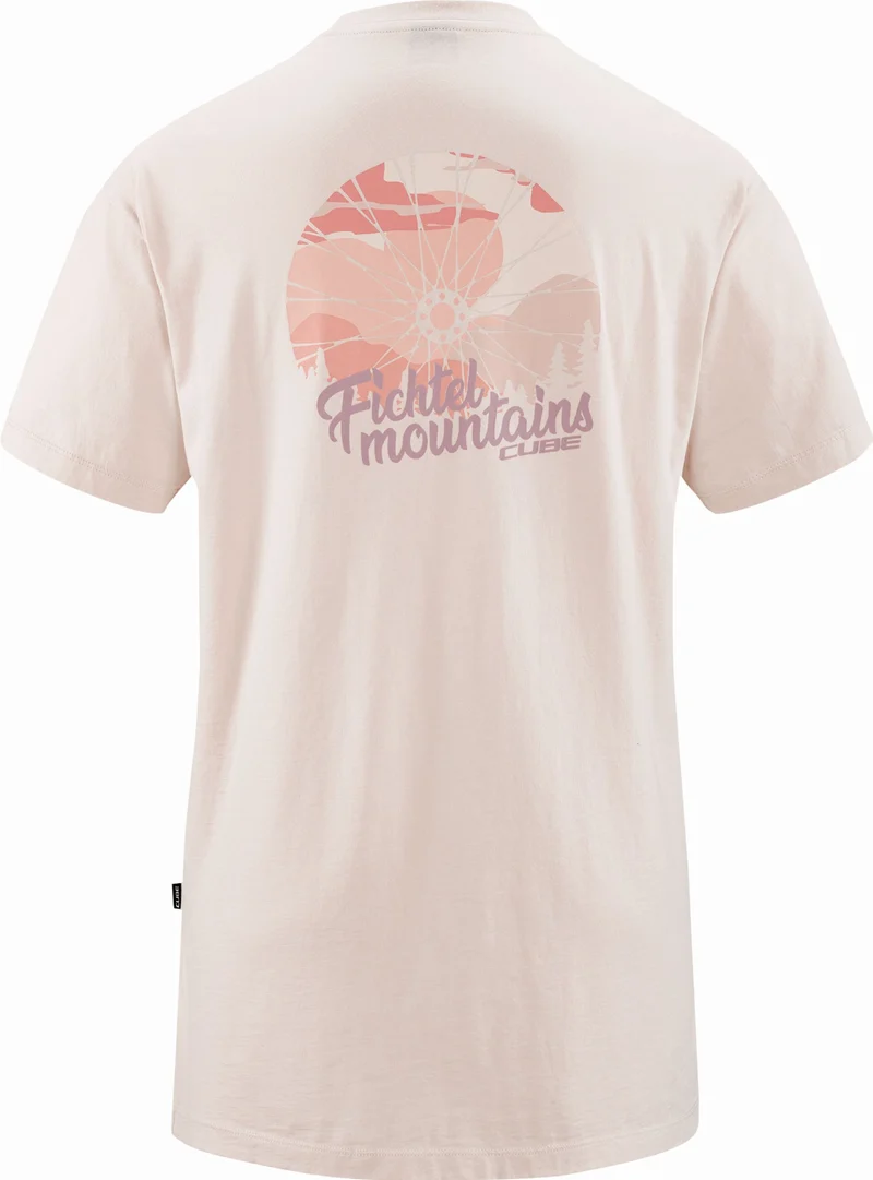 Cube Organic WS T-Shirt Fichtelmountains GTY Fit sand