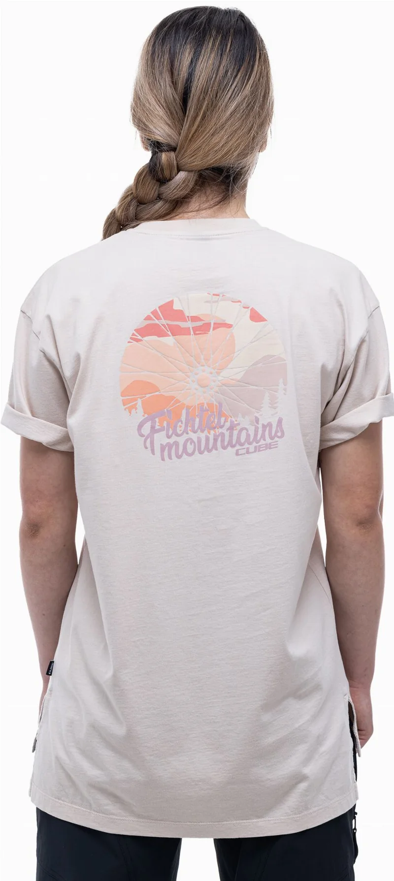 Cube Organic WS T-Shirt Fichtelmountains GTY Fit sand