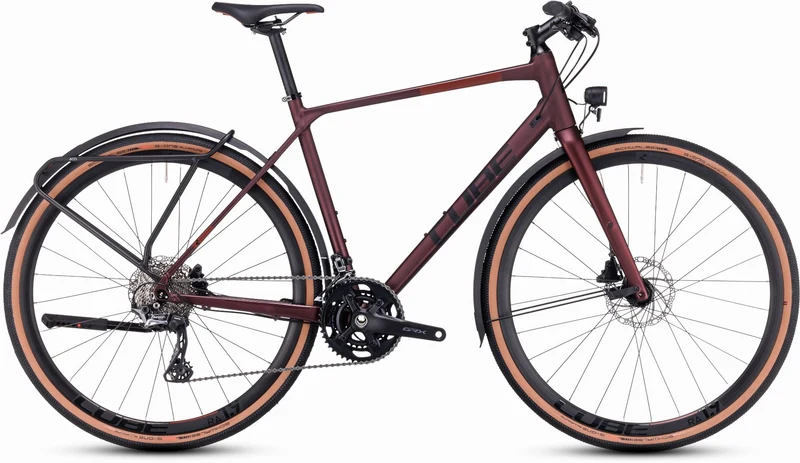 Cube Nulane Race FE Fitnessbike Diamant 28" rubyred´n´black