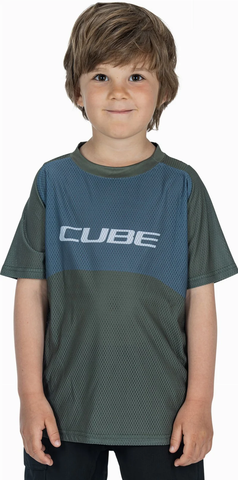 Cube Vertex Trikot Rookie Kurzarm TM olive´n´grey