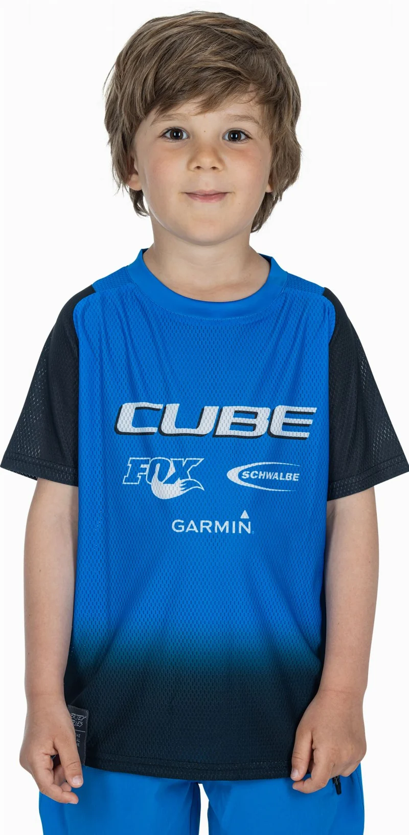 Cube Vertex Trikot Rookie X Actionteam Kurzarm black´n´blue