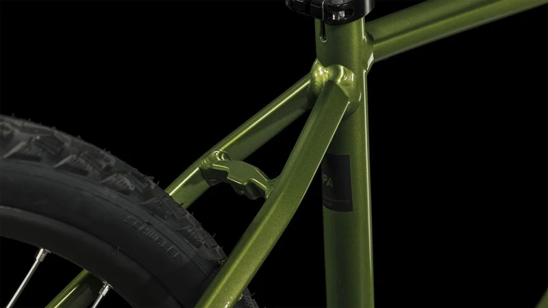Cube Nature Crossrad Diamant 28" shinymoss´n´black