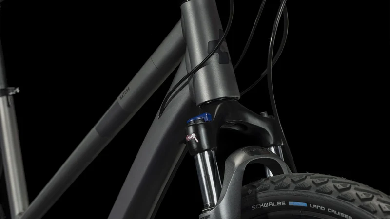 Cube Nature Crossrad Trapeze 28" graphite´n´black