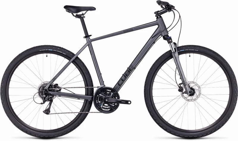 Cube Nature Crossrad Diamant 28" graphite´n´black
