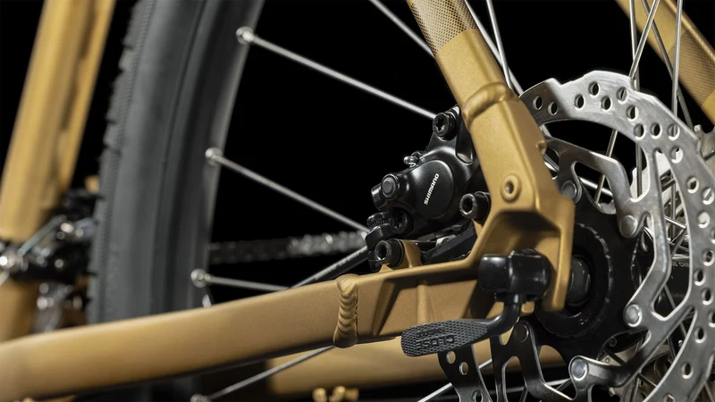 Cube Nature Pro Crossrad Diamant 28" gold´n´black