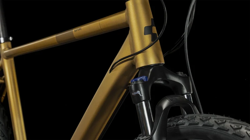 Cube Nature Pro Crossrad Diamant 28" gold´n´black