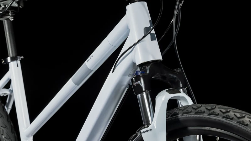 Cube Nature Pro Crossrad Trapeze 28" frostwhite´n´grey