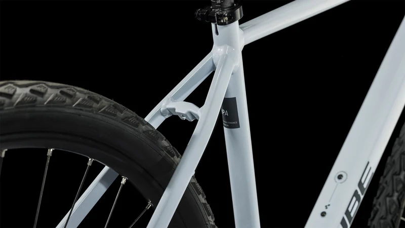 Cube Nature Pro Crossrad Diamant 28" frostwhite´n´grey