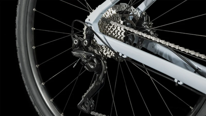 Cube Nature Pro Crossrad Diamant 28" frostwhite´n´grey