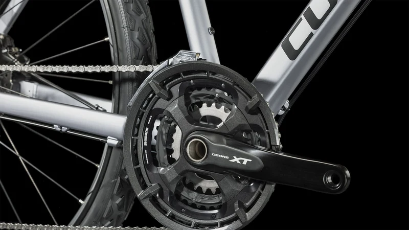 Cube Nature EXC Crossrad Diamant 28" polarsilver´n´black