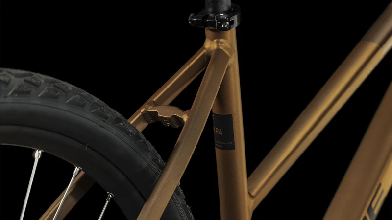 Cube Nature Pro Crossrad Trapeze 28" gold´n´black