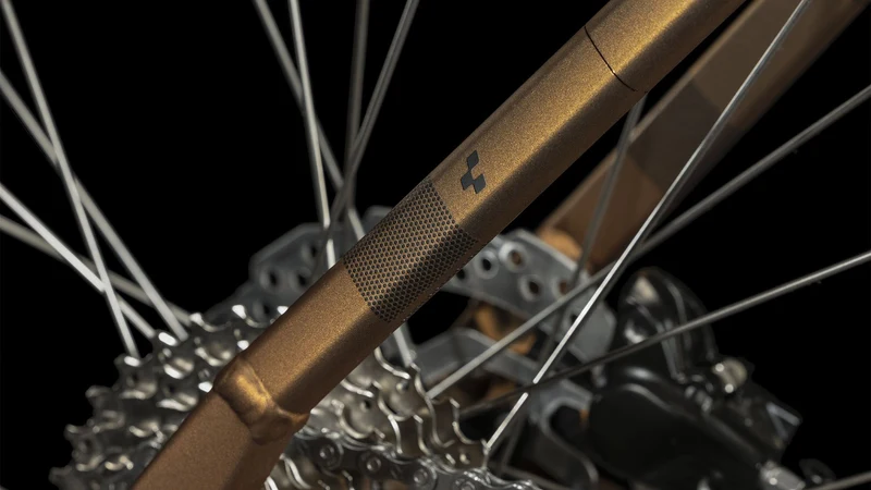 Cube Nature Pro Crossrad Trapeze 28" gold´n´black