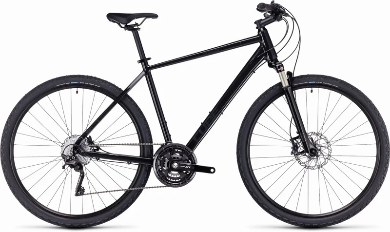 Cube Nature SLX Crossrad Diamant 28" grey´n´black