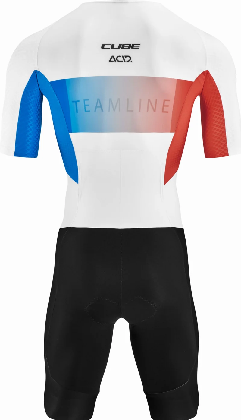 Cube Teamline TRI Suit black´n´blue´n´white