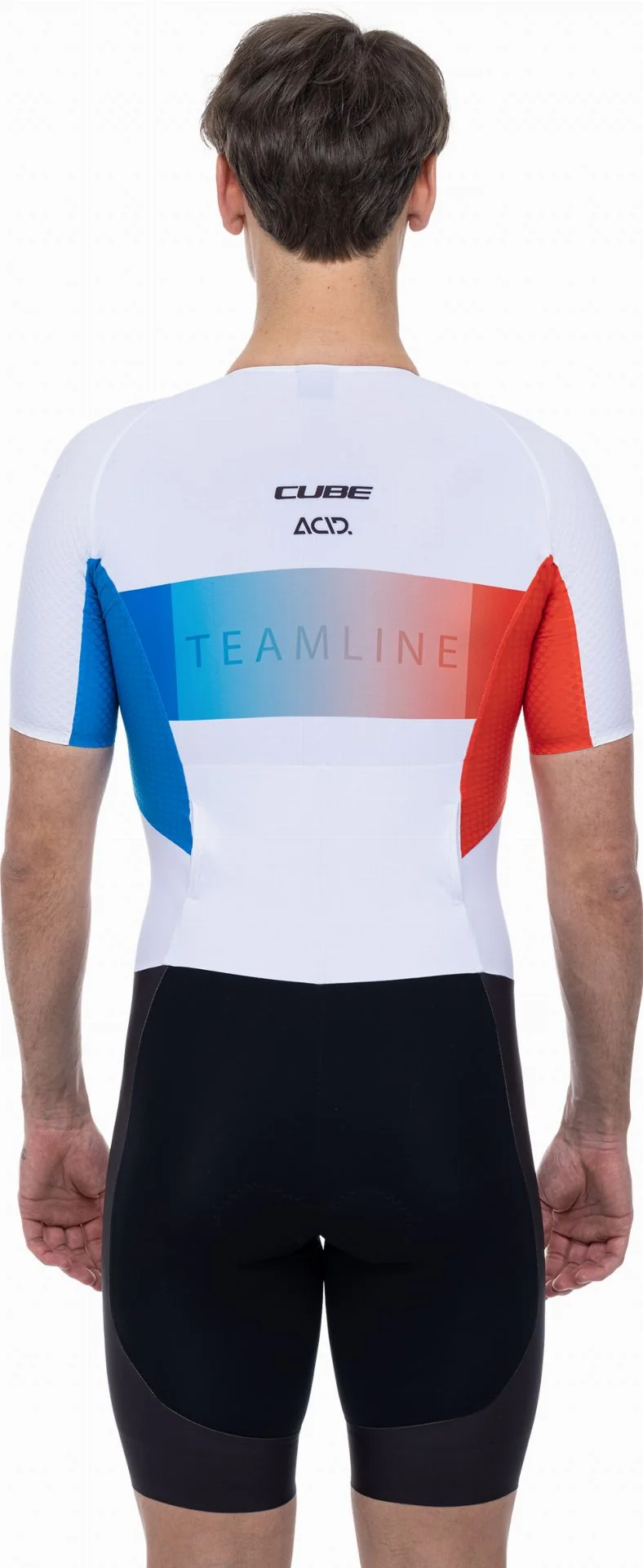 Cube Teamline TRI Suit black´n´blue´n´white