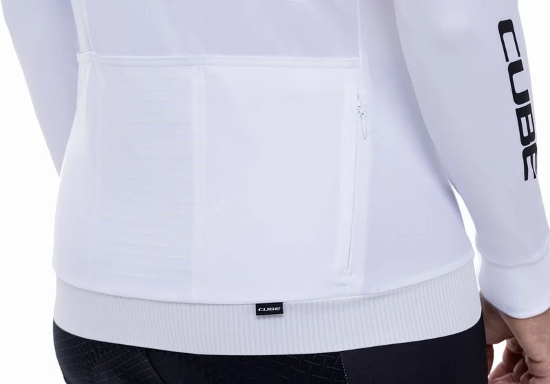 Cube Teamline WS Trikot Langarm white´n´blue´n´red
