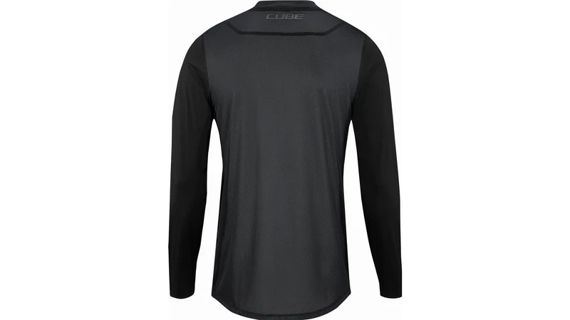 Cube Vertex Rundhalstrikot Pro Langarm black