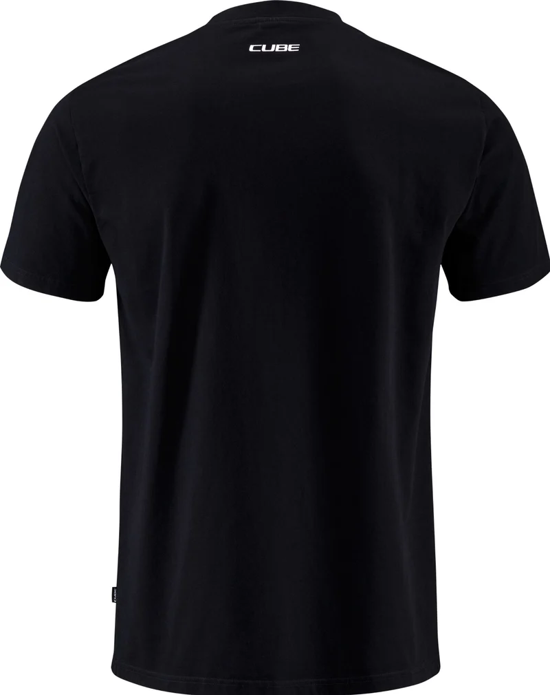Cube Organic T-Shirt Actionteam GTY Fit black´n´white
