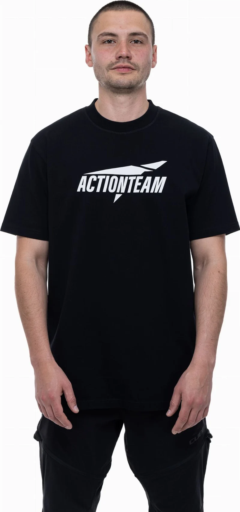 Cube Organic T-Shirt Actionteam GTY Fit black´n´white