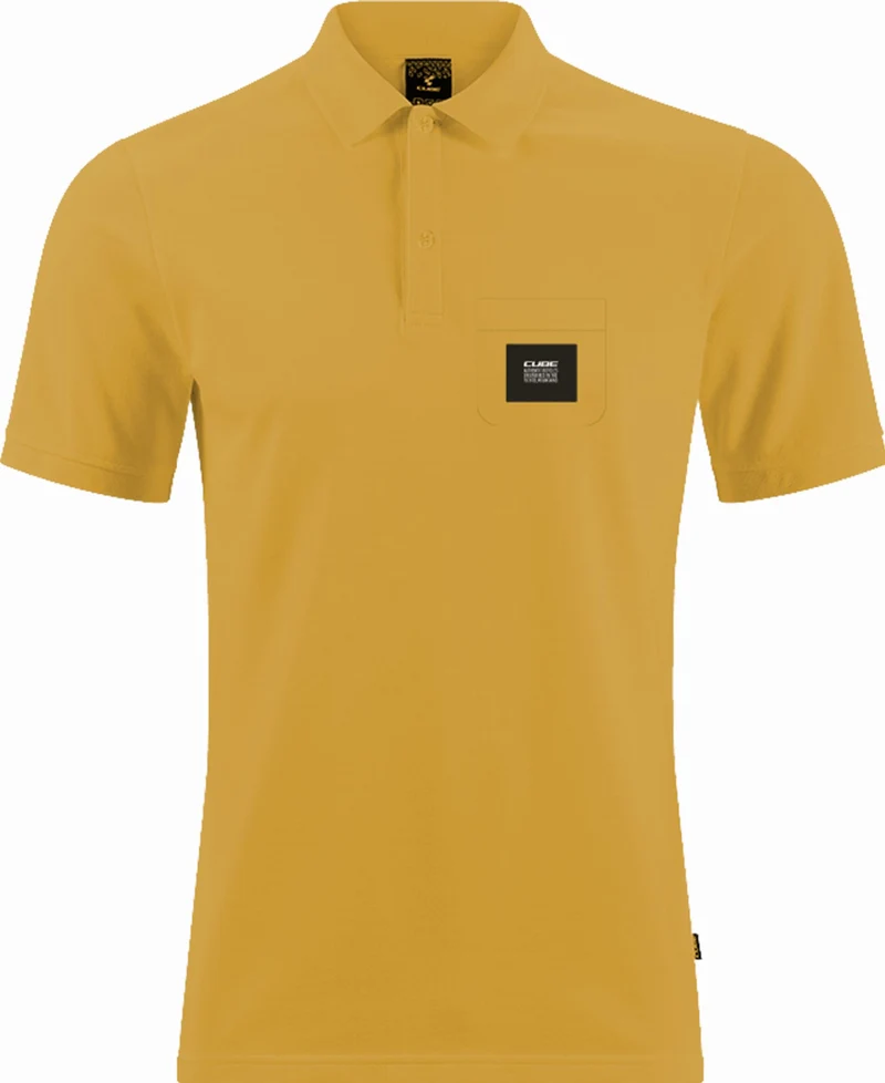 Cube Organic Polo Shirt GTY Fit yellow