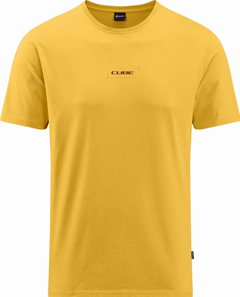 Cube Organic T-Shirt Hot Dog GTY Fit yellow