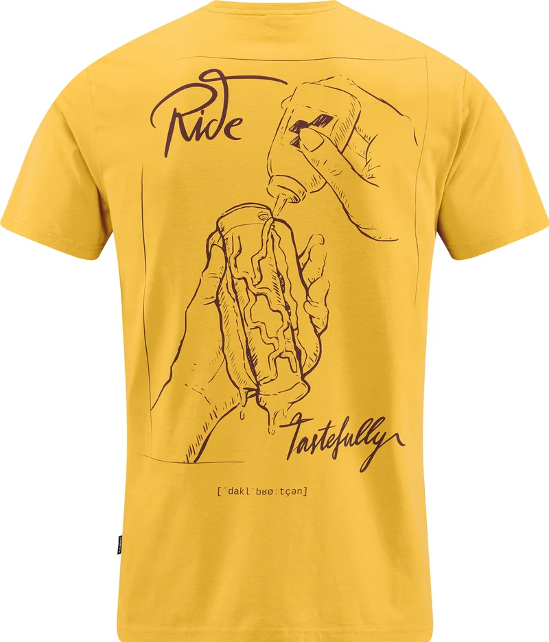 Cube Organic T-Shirt Hot Dog GTY Fit yellow