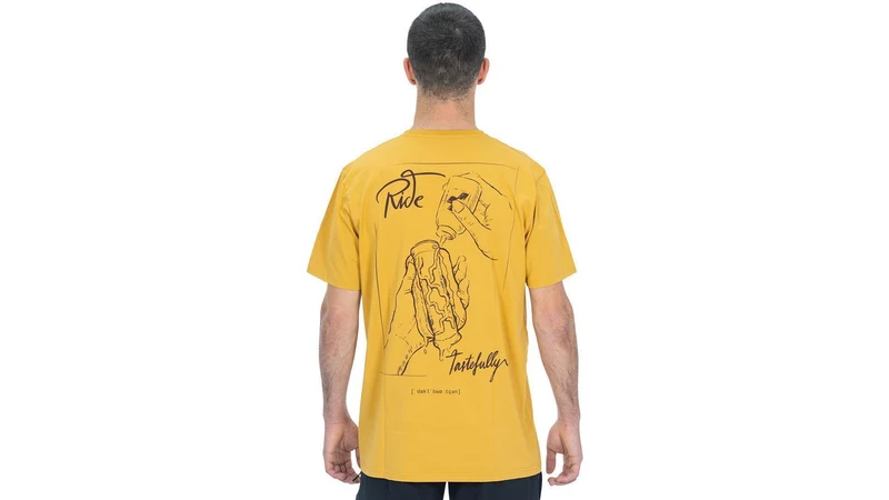 Cube Organic T-Shirt Hot Dog GTY Fit yellow