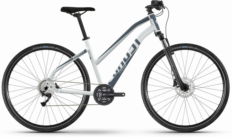 Ghost Square Cross Mid Crossrad Trapez 28" light grey / dark grey - matt