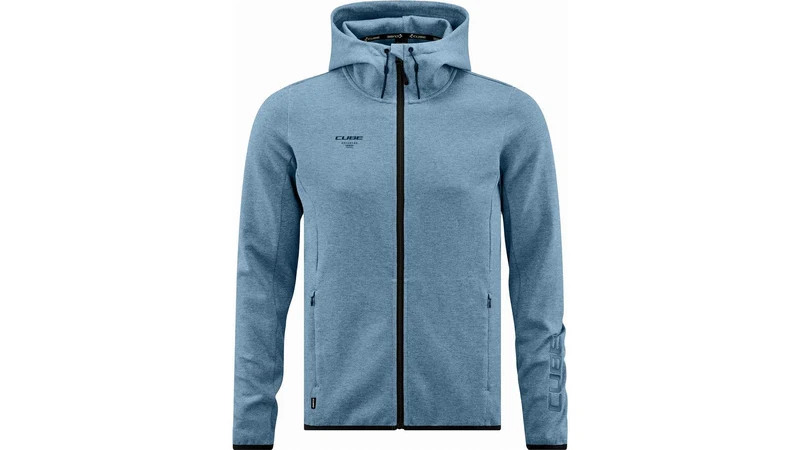 Cube Zip Hoodie Advanced blue