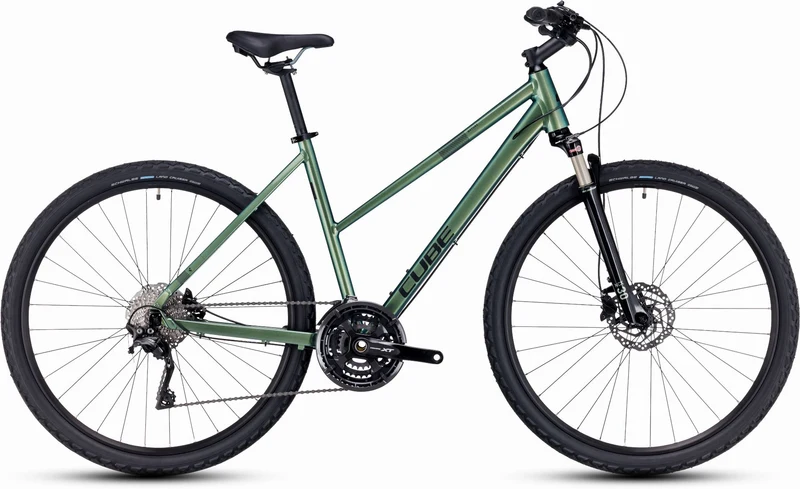 Cube Nature EXC Crossrad Trapeze 28" verde´n´black