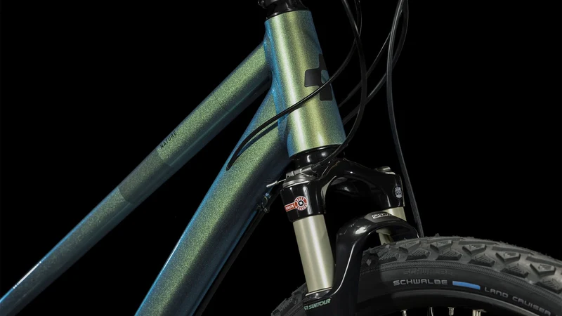 Cube Nature EXC Crossrad Trapeze 28" verde´n´black