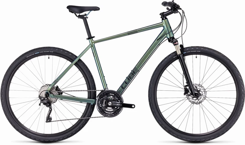 Cube Nature EXC Crossrad Diamant 28" verde´n´black