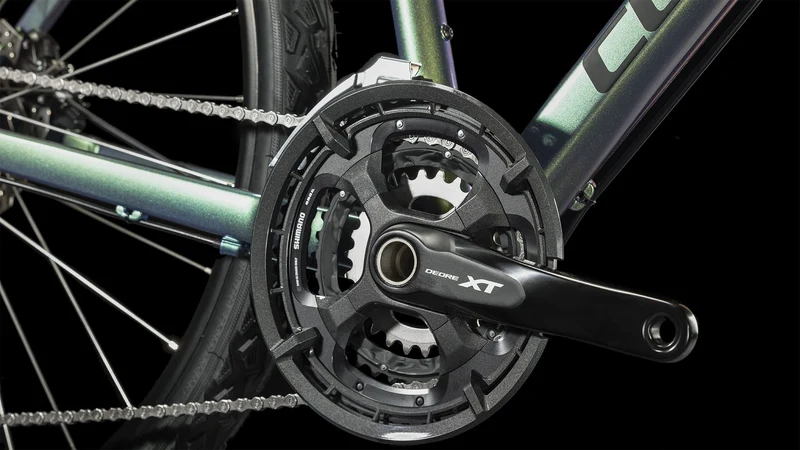 Cube Nature EXC Crossrad Diamant 28" verde´n´black