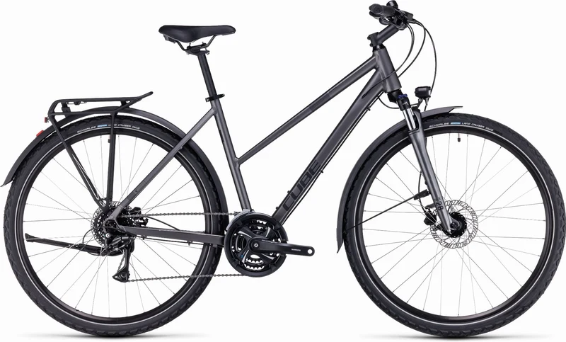 Cube Nature Allroad Trekkingrad Trapeze 28" graphite´n´black