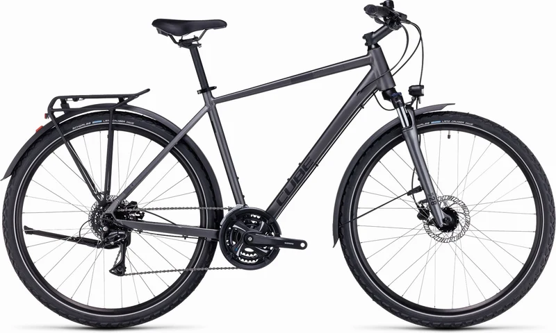 Cube Nature Allroad Trekkingrad Diamant 28" graphite´n´black