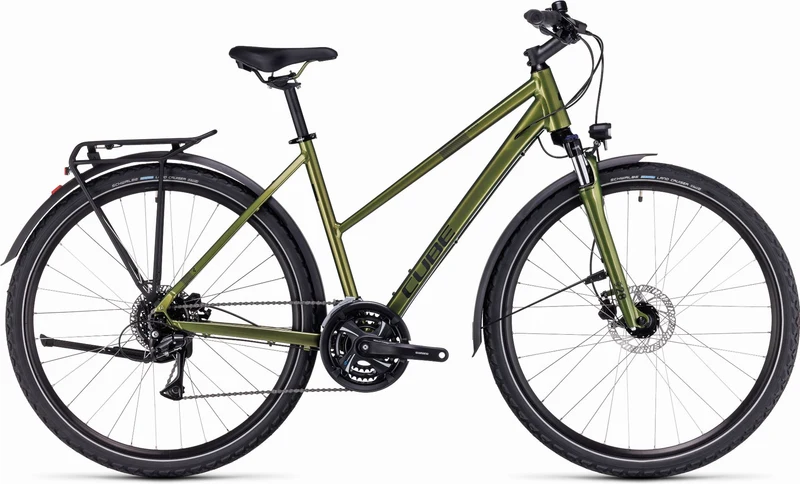 Cube Nature Allroad Trekkingrad Trapeze 28" shinymoss´n´black