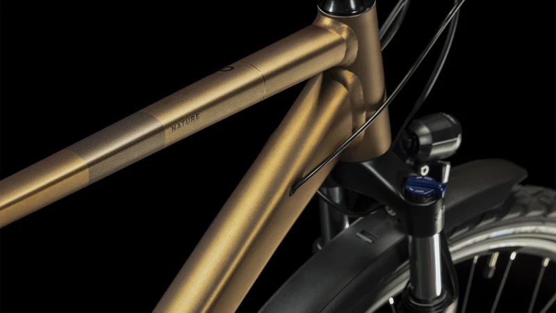Cube Nature Pro Allroad Trekkingrad Diamant 28" gold´n´black
