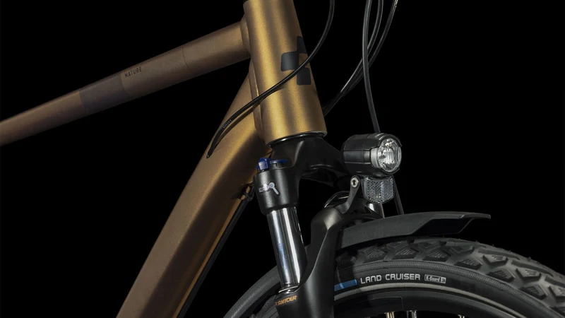 Cube Nature Pro Allroad Trekkingrad Diamant 28" gold´n´black