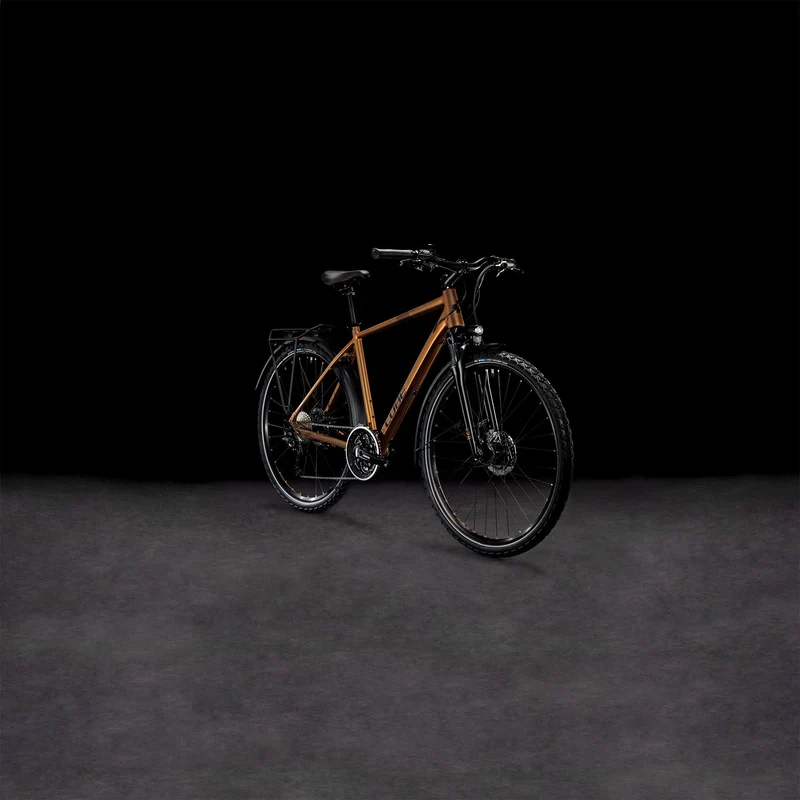 Cube Nature Pro Allroad Trekkingrad Diamant 28" gold´n´black