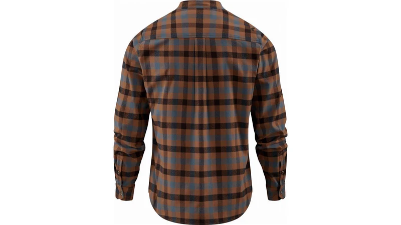 Cube Work Hemd Langarm brown´n´blue