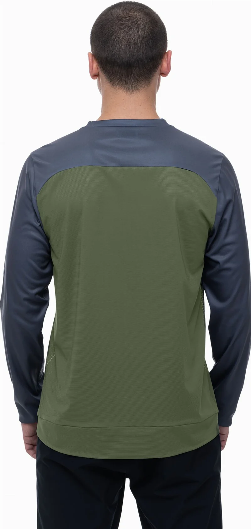 Cube ATX Rundhalstrikot TM Langarm olive´n´grey