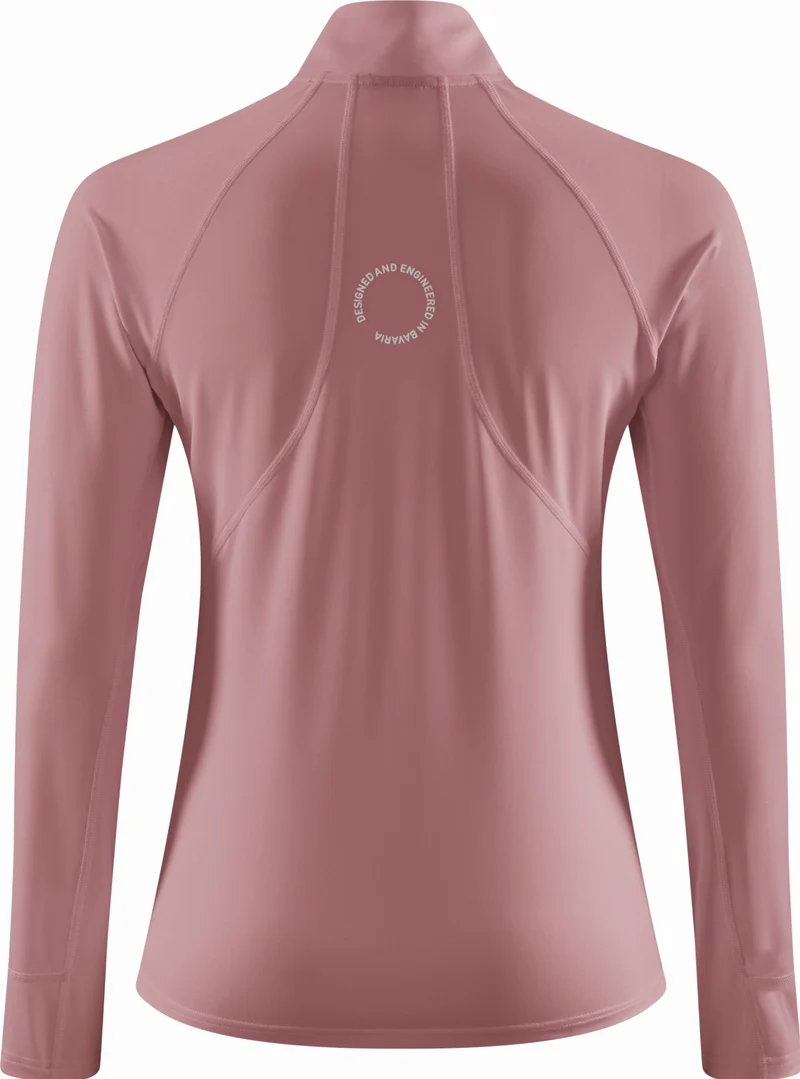 Cube ATX WS Trikot Half Zip Langarm rose