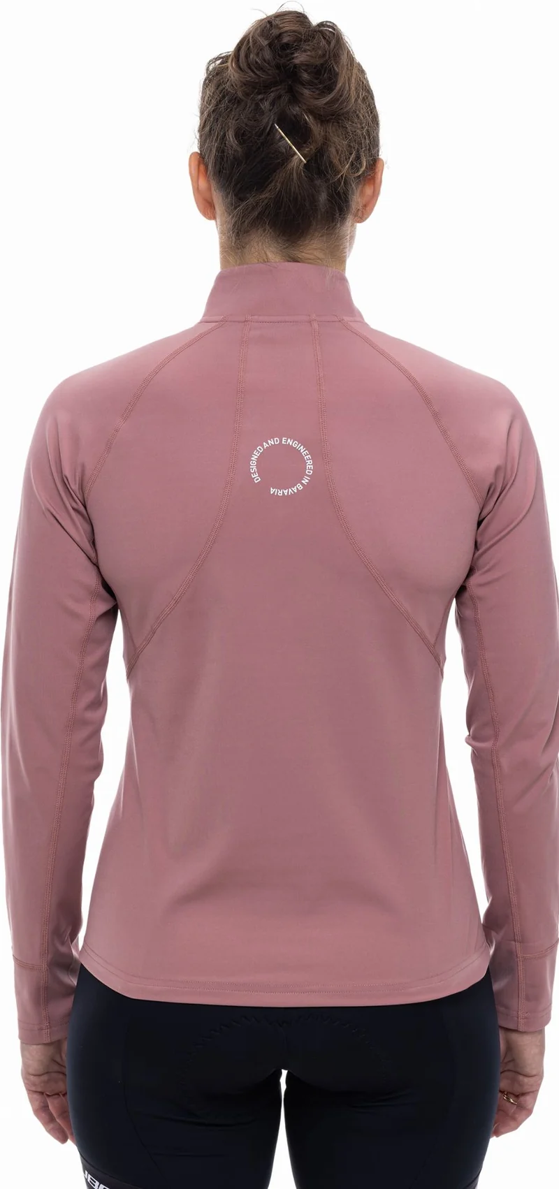 Cube ATX WS Trikot Half Zip Langarm rose