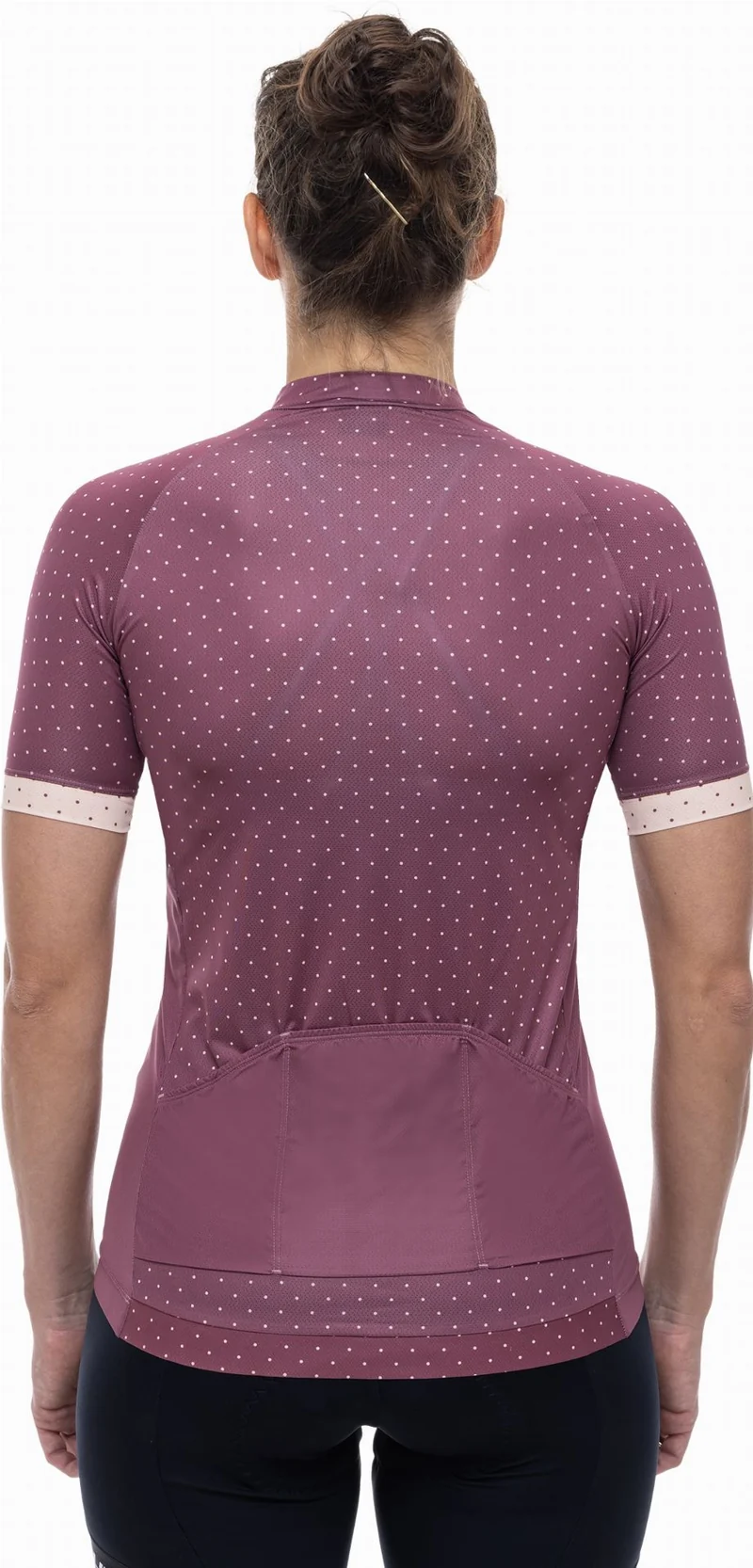 Cube ATX WS Trikot Half Zip CMPT Kurzarm berry