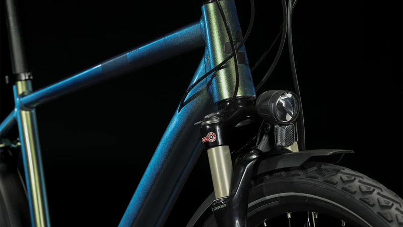 Cube Nature EXC Allroad Trekkingrad Diamant 28" verde´n´black