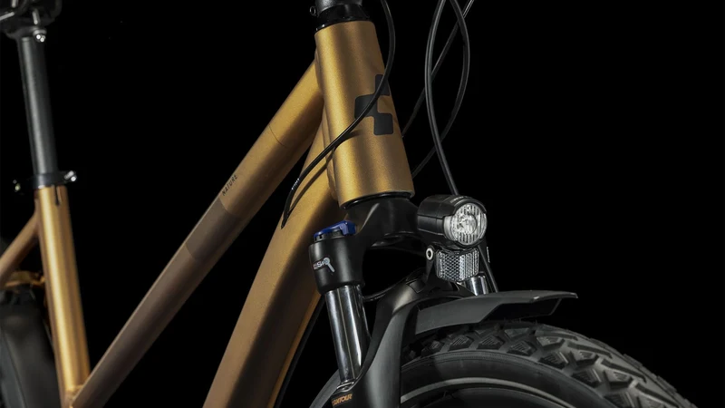 Cube Nature Pro Allroad Trekkingrad Trapeze 28" gold´n´black